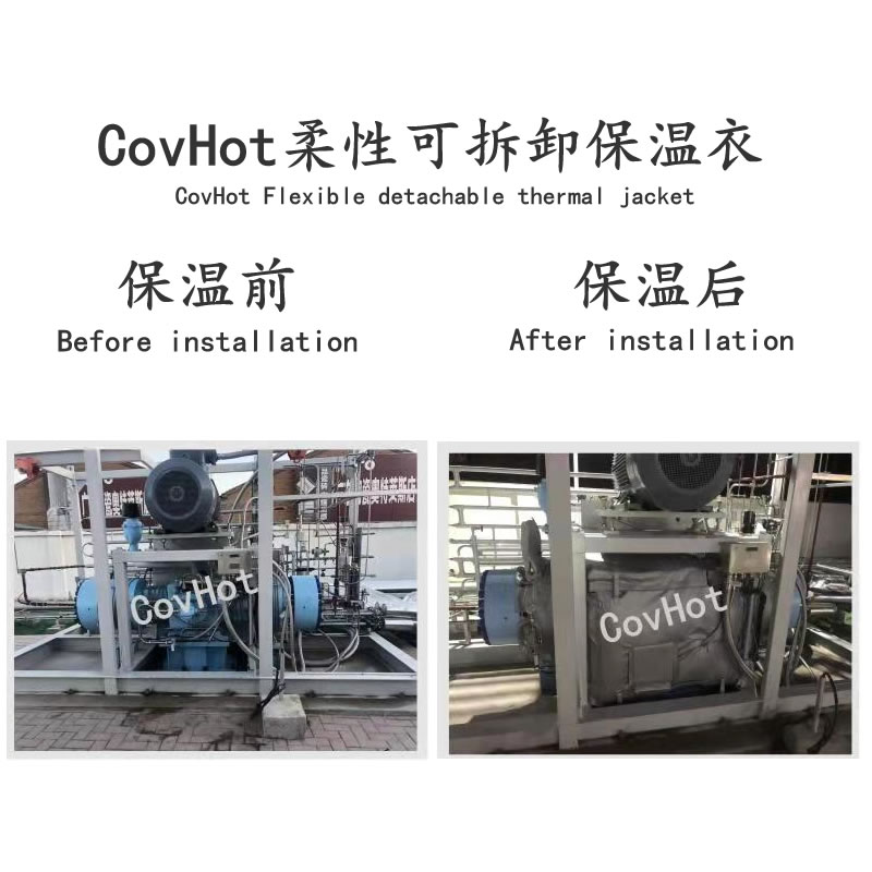 柔性可拆卸壓縮機保溫衣的優(yōu)點。